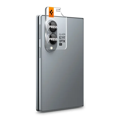 Spigen Glas.tR EZ Fit Optik Pro ochranné sklo na kameru 2 ks pre Samsung Galaxy Z Fold 8, čierne - 2
