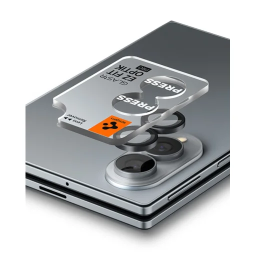 Spigen Glas.tR EZ Fit Optik Pro ochranné sklo na kameru 2 ks pre Samsung Galaxy Z Fold 8, čierne - 3