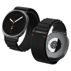 Spigen WBF1 nylonový remienok pre Samsung Galaxy Watch 8 / 9 / Classic (40 / 44 / 46 mm), čierny