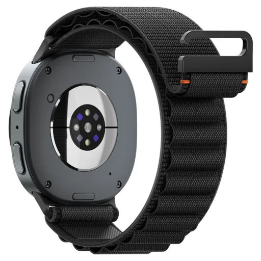 Spigen WBF1 nylonový remienok pre Samsung Galaxy Watch 8 / 9 / Classic (40 / 44 / 46 mm), čierny - 2