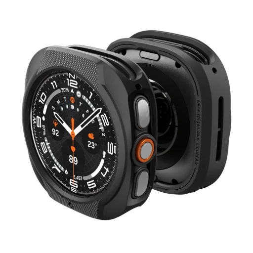Spigen Liquid Air ochranné puzdro pre Samsung Galaxy Watch Ultra 2 (2026) 47 mm, matná čierna - 2