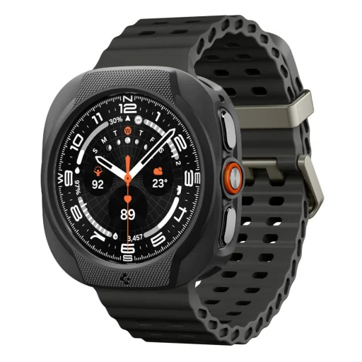 Spigen Liquid Air ochranné puzdro pre Samsung Galaxy Watch Ultra 2 (2026) 47 mm, matná čierna - 3