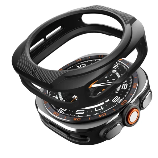 Spigen Liquid Air ochranné puzdro pre Samsung Galaxy Watch Ultra 2 (2026) 47 mm, matná čierna - 1