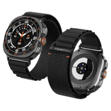 Spigen WBF1 nylonový remienok pre Samsung Galaxy Watch Ultra 1 / 2 (47 mm), čierny