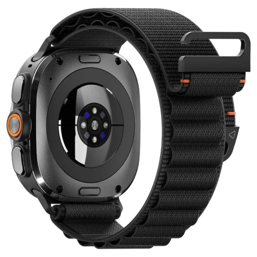 Spigen WBF1 nylonový remienok pre Samsung Galaxy Watch Ultra 1 / 2 (47 mm), čierny - 3
