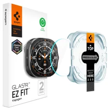 Spigen Glas.TR EZ Fit AC tvrdené sklo pre Samsung Galaxy Watch Ultra 1 / 2 2026 (47 mm), číre, 2 ks