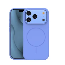 TFO Silicone Thin Mag magnetické puzdro pre iPhone 17 Pro Max a iPhone 18 Pro Max, modré