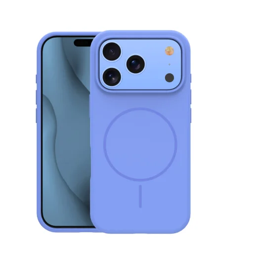 TFO Silicone Thin Mag magnetické puzdro pre iPhone 17 Pro Max a iPhone 18 Pro Max, modré - 1
