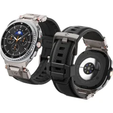 Spigen DuraPro Armor remienok pre Samsung Galaxy Watch 8 / 9 / Classic, čierny