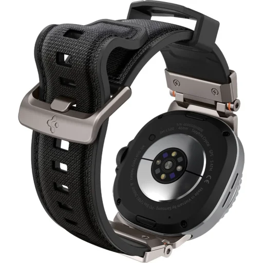 Spigen DuraPro Armor remienok pre Samsung Galaxy Watch 8 / 9 / Classic, čierny - 3