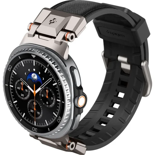 Spigen DuraPro Armor remienok pre Samsung Galaxy Watch 8 / 9 / Classic, čierny - 5