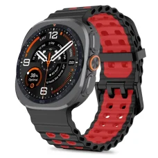 Samsung Galaxy Watch Ultra 1 / 2 2024–2026 (47 mm) čierno-červený Tech-Protect Iconband Pro remienok