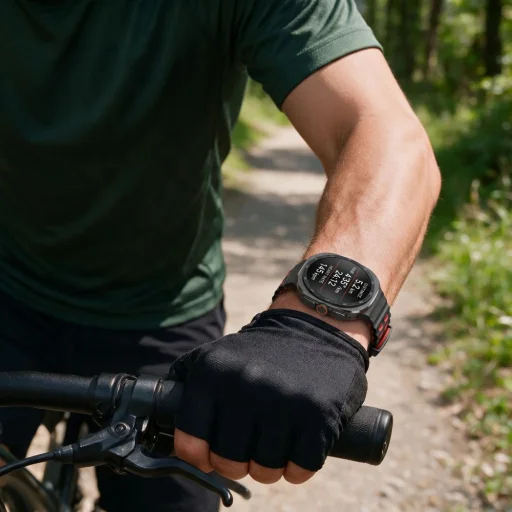 Samsung Galaxy Watch Ultra 1 / 2 2024–2026 (47 mm) čierno-červený Tech-Protect Iconband Pro remienok - 4