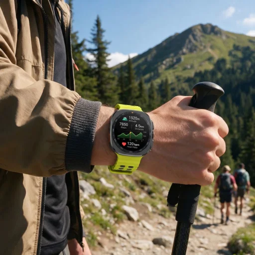 Samsung Galaxy Watch Ultra 1 / 2 2024–2026 (47 mm) limetkovo-čierny remienok Tech-Protect Iconband Pro - 6