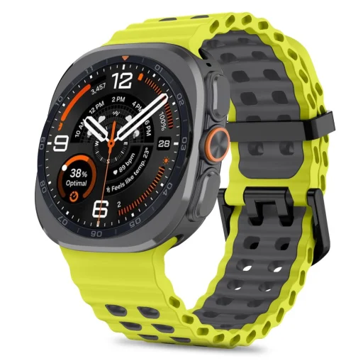 Samsung Galaxy Watch Ultra 1 / 2 2024–2026 (47 mm) limetkovo-čierny remienok Tech-Protect Iconband Pro - 1