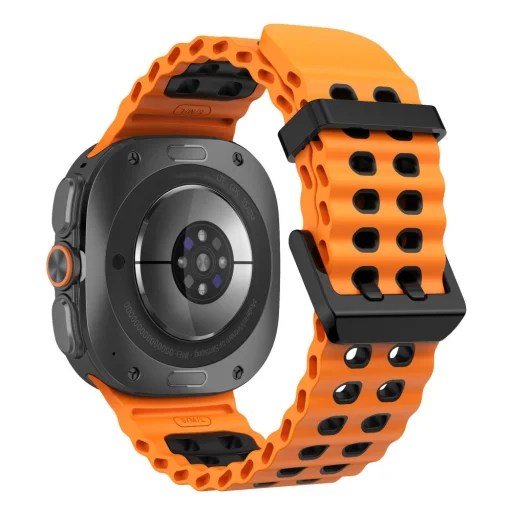 Samsung Galaxy Watch Ultra 1 / 2 2024–2026 (47 mm) oranžovo-čierny remienok Tech-Protect Iconband Pro - 2