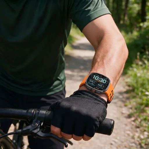 Samsung Galaxy Watch Ultra 1 / 2 2024–2026 (47 mm) oranžovo-čierny remienok Tech-Protect Iconband Pro - 4
