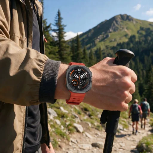 Samsung Galaxy Watch Ultra 1 / 2 2024–2026 (47 mm) Tech-Protect Iconband Pro karmínový remienok - 5