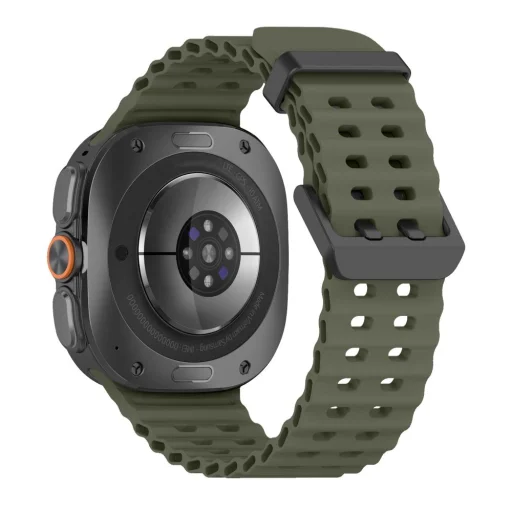 Samsung Galaxy Watch Ultra 1 / 2 2024–2026 (47 mm) vojenská zelená Tech-Protect Iconband Pro remienok - 2