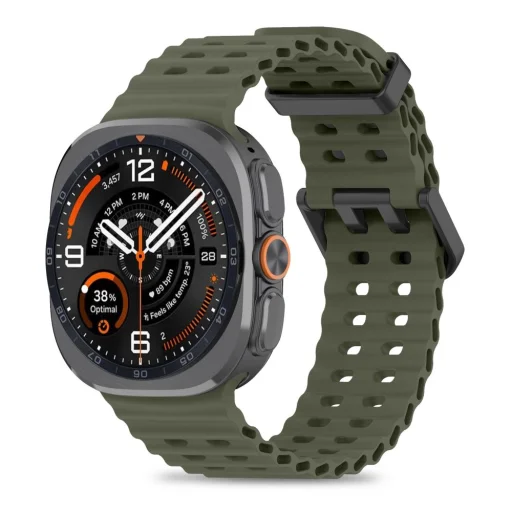 Samsung Galaxy Watch Ultra 1 / 2 2024–2026 (47 mm) vojenská zelená Tech-Protect Iconband Pro remienok - 1