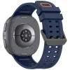 Samsung Galaxy Watch 8 / 9 / Classic tmavomodrý silikónový remienok Tech-Protect Silicone Air thumbnail