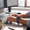Samsung Galaxy Watch 8 / 9 / Classic tmavomodrý silikónový remienok Tech-Protect Silicone Air thumbnail