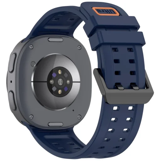 Samsung Galaxy Watch 8 / 9 / Classic tmavomodrý silikónový remienok Tech-Protect Silicone Air - 2