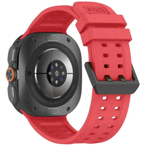 Samsung Galaxy Watch Ultra 1 / 2 (2024–2026) 47 mm karmínovočervený silikónový remienok Tech-Protect Silicone Air - 2