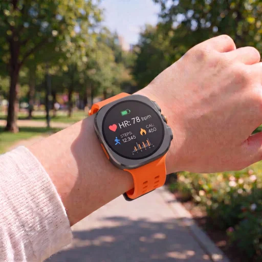 Samsung Galaxy Watch Ultra 1 / 2 2024–2026 (47 mm) mandarínkovo oranžový silikónový remienok Tech-Protect Silicone Air - 3