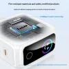 Yesido YC114 140W GaN sieťová nabíjačka s TFT displejom, USB a 2 portmi Type-C, biela thumbnail