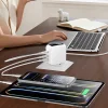 Yesido YC114 140W GaN sieťová nabíjačka s TFT displejom, USB a 2 portmi Type-C, biela thumbnail