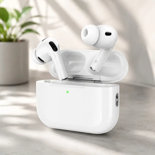 Borofone BW99 TWS ANC bezdrôtové slúchadlá s USB-C nabíjaním, biele - 6