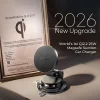 Lisen W608 Pro prísavkový držiak na telefón do auta s bezdrôtovou nabíjačkou, 25W, Qi2.2, čierny (YL0225090001) thumbnail