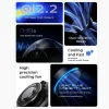 Lisen W116 magnetický držiak na telefón do auta s bezdrôtovou nabíjačkou, chladiacim ventilátorom, 25W, Qi2.2, čierny (YL0225060018) thumbnail