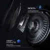 Lisen W116 magnetický držiak na telefón do auta s bezdrôtovou nabíjačkou, chladiacim ventilátorom, 25W, Qi2.2, čierny (YL0225060018) thumbnail