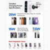 Lisen W116 magnetický držiak na telefón do auta s bezdrôtovou nabíjačkou, chladiacim ventilátorom, 25W, Qi2.2, čierny (YL0225060018) thumbnail