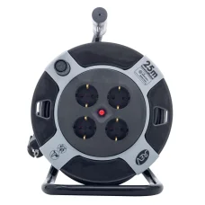 GAO 0010105463 káblový bubon, 25 metrov, 4 zásuvky, max. 3000 W, 3x1,5 mm2, IP20, tepelná poistka