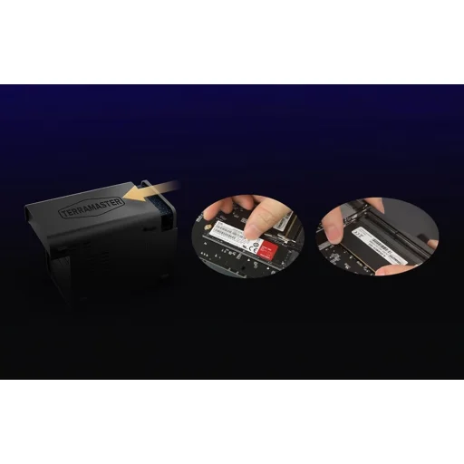 TerraMaster F6-424 6-pozíciový NAS súborový server s procesorom Intel N95, 8 GB RAM - 6