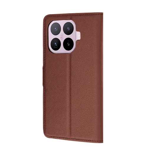Xiaomi 17T hnedé peňaženkové puzdro Techsuit Leather Folio - 5