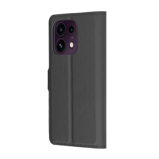 Oppo Reno16 F / Reno16 FS čierne Techsuit Leather Folio knižkové puzdro s koženým vzhľadom - 5