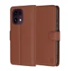 Oppo Reno16 F / Reno16 FS hnedé kožené peňaženkové puzdro Techsuit Leather Folio thumbnail