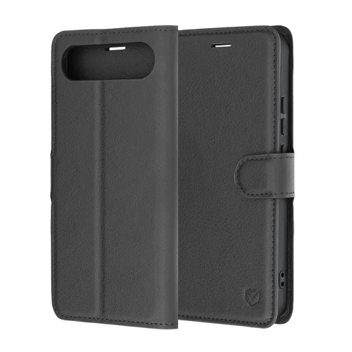 Realme 16 5G čierne Techsuit Leather Folio knižkové puzdro - 6