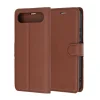 Hnedé koženkové puzdro Techsuit Leather Folio pre Realme 16 5G thumbnail