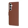 Samsung Galaxy S26 FE / S25 FE hnedé peňaženkové puzdro Techsuit Leather Folio thumbnail