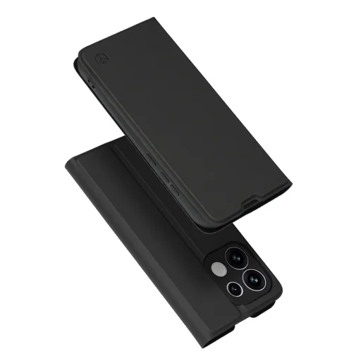 Čierne puzdro Techsuit Magskin Book pre Oppo Reno16 Pro - 1