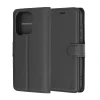 Techsuit Leather Folio könyvtok Oppo Reno16 készülékhez – fekete tok thumbnail