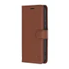 Hnedé peňaženkové puzdro Techsuit Leather Folio pre Oppo Reno16 thumbnail