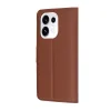 Techsuit Leather Folio Oppo Reno16 Pro barna bőr könyvtok tok thumbnail