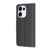 Techsuit Leather Folio könyvtok Oppo Reno16 készülékhez – fekete tok thumbnail