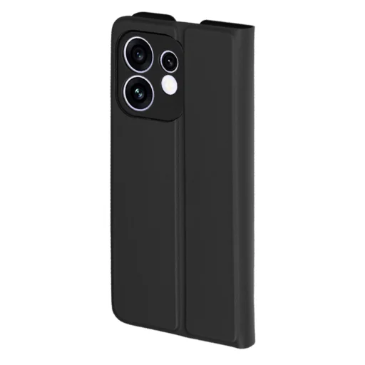 Čierne puzdro Techsuit Magskin Book pre Oppo Reno16 - 5